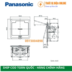 DUF1200LTK-1 mặt ổ cắm âm sàn Panasonic Floor socket