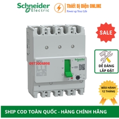 Schneider G12E4F40 MCCB 4P 40A 15KA Gopact 125E Aptomat Cầu dao tự động