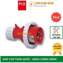 F0242-6 PCE Phích cắm di động 4P 32A IP67 kín nước