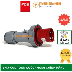 F034-6 PCE Phích cắm di động 4P 63A IP67 kín nước
