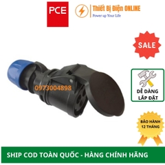 F213-6ECO PCE Ổ Cắm công nghiệp nối di động 3P 16A IP44