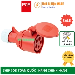 F225-6 PCE Ổ Cắm công nghiệp nối di động 5P 32A IP44