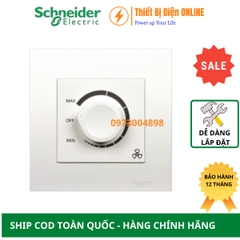 KB31RF250_WE Schneider Chiết áp quạt điều chỉnh tốc độ 250W Vivace màu trắng