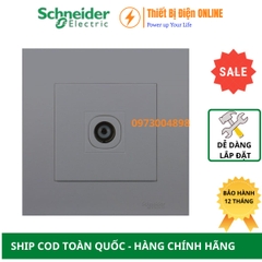 KB31TV_AS Schneider Ổ cắm Tivi Vivace màu xám bạc