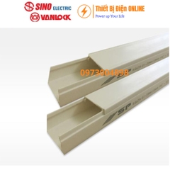 Máng ghen luồn dây điện có nắp 60x40mm SINO SP GA60/02 PVC TRUNKING