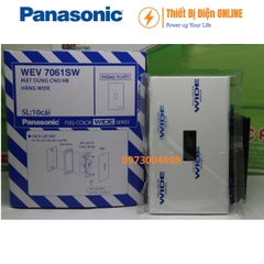 Mặt dùng cho aptomat khối đen HB, CB cóc Panasonic WEV7061SW Wide