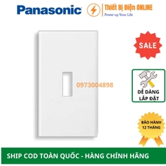 Mặt dùng cho aptomat khối đen HB, CB cóc Panasonic WEV7061SW Wide