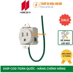 ME2853T1 Meikosha Ổ cắm đơn 3 chân 15A 125V 2P+E Receptable