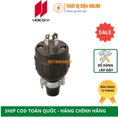 MH2580 Meikosha Phích cắm 4 chân khóa cao su 30A 480V 3P+E Locking Plug