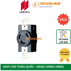 MH2878 Meikosha Ổ cắm 3 chân khóa 30A 250V 2P+E Locking socket