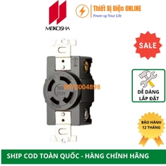 MH2879 Meikosha Ổ cắm 4 chân khóa 30A 250V 3P+E Locking socket