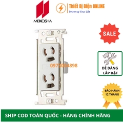 ML1286W Meikosha Ổ cắm đôi 3 chân 15A