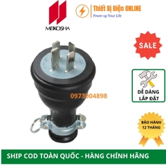 MP2520 Meikosha Phích cắm cao su 4 chân 20A 250V 3P+E