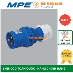 MPN-023 MPE Phích cắm công nghiệp 3P 32A IP44 Plug