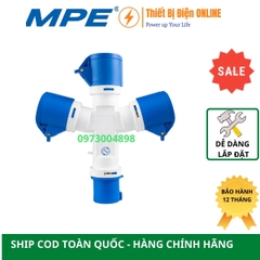 MPN-1013 MPE Ổ cắm nối chia 3 ngả 3P 16A IP44