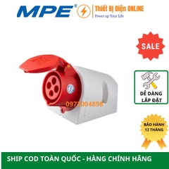 MPN-114 MPE Ổ cắm công nghiệp 4P 16A IP44 gắn nổi