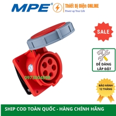 MPN-4252 MPE Ổ cắm công nghiệp 5P 32A IP67 loại âm nghiêng