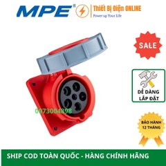 MPN-4352 MPE Ổ cắm công nghiệp 5P 63A IP67 loại âm nghiêng