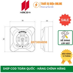 MR2749 Meikosha Ổ cắm 4 chấu 20A 250V 3P+E loại nổi
