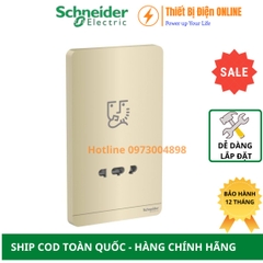 Ổ cắm dao cạo râu Schneider E83T727V_WG_G19 AvatarON màu vàng