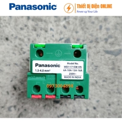 Hạt ổ cắm đa năng 3 chấu Panasonic WEI1171SW-VN Wide