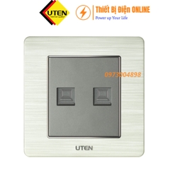 Ổ cắm Tivi và ổ mạng internet V6 UTEN V6.0-TVPC
