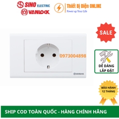 S18/16 Ổ cắm Schuko 16A tiếp đất Sino Vanlock S18