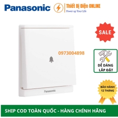 WMF223-VN Panasonic Nút nhấn chuông cửa Moderva vuông màu trắng