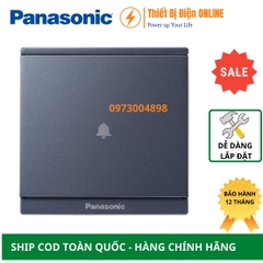 WMF223MYH-VN Panasonic Nút nhấn chuông cửa Moderva vuông xám ánh kim