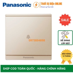 WMF223MYZ-VN Panasonic Nút nhấn chuông Moderva màu vàng ánh kim