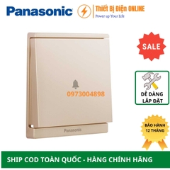 WMF223MYZ-VN Panasonic Nút nhấn chuông Moderva màu vàng ánh kim