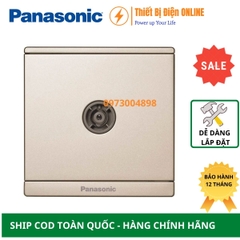 WMF301MYZ-VN Panasonic Ổ cắm Tivi Moderva vuông màu vàng ánh kim