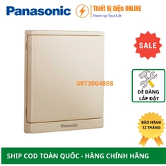WMF501MYZ-VN Panasonic Công tắc đơn 1 chiều Moderva vuông màu vàng ánh kim