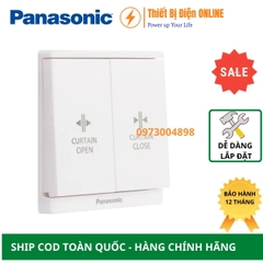 WMF533-VN Panasonic Nút nhấn điều khiển rèm cửa Moderva màu trắng