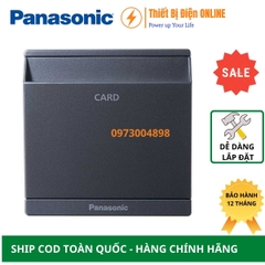 WMF535MYH-VN Panasonic Công tắc chìa khóa thẻ khách sạn Moderva vuông xám ánh kim