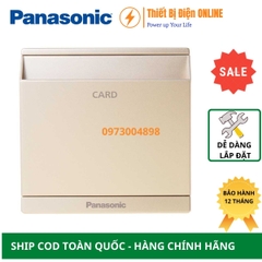 WMF535MYZ-VN Panasonic Công tắc chìa khóa thẻ từ Keycard Moderva vàng ánh kim