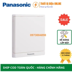 WMF6891-VN Panasonic Mặt bịt kín vuông Moderva che trơn màu trắng