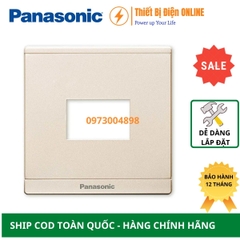 WMFV7811MYZ Panasonic Mặt vuông 1 thiết bị Moderva màu vàng ánh kim