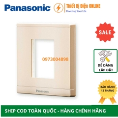 WMFV7812MYZ Panasonic Mặt vuông 2 thiết bị Moderva màu vàng ánh kim
