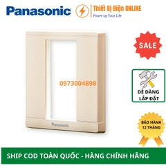 WMFV7813MYZ Panasonic Mặt vuông 3 thiết bị Moderva màu vàng ánh kim