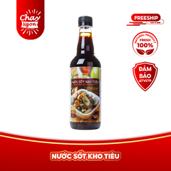 Nước Sốt Kho Tiêu Chay Ngon Chuẩn Vị Chai 500ml - Vegetables & Pepper Sauce