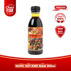 Nước Sốt Kho Nấm Chay Ngon Hùng Phát 200ml - Mushroom Sauce