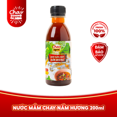 Nước Mắm Chay Nấm Hương 200ml - Shiitake Vegan Fish Sauce