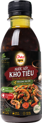 Nước Sốt Kho Tiêu Chay Ngon Chai 200ml - Vegetables & Pepper Sauce