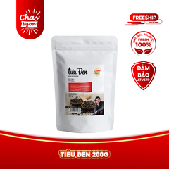 Hạt Tiêu Đen Gói 200g - Black Pepper
