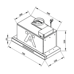 Máy Hút Mùi Âm Tủ Hafele HC-H706BS