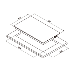 Bếp từ 2 vùng nấu Hafele HC-I7326B