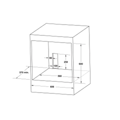 Lò Nướng Âm Tủ Hafele HO-2KT65A