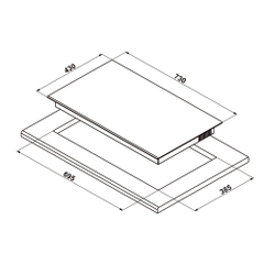 Bếp từ 2 vùng nấu Hafele HC-I7326B