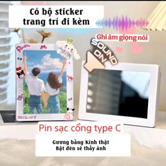 Khung gương ảnh có ghi âm, loa phát